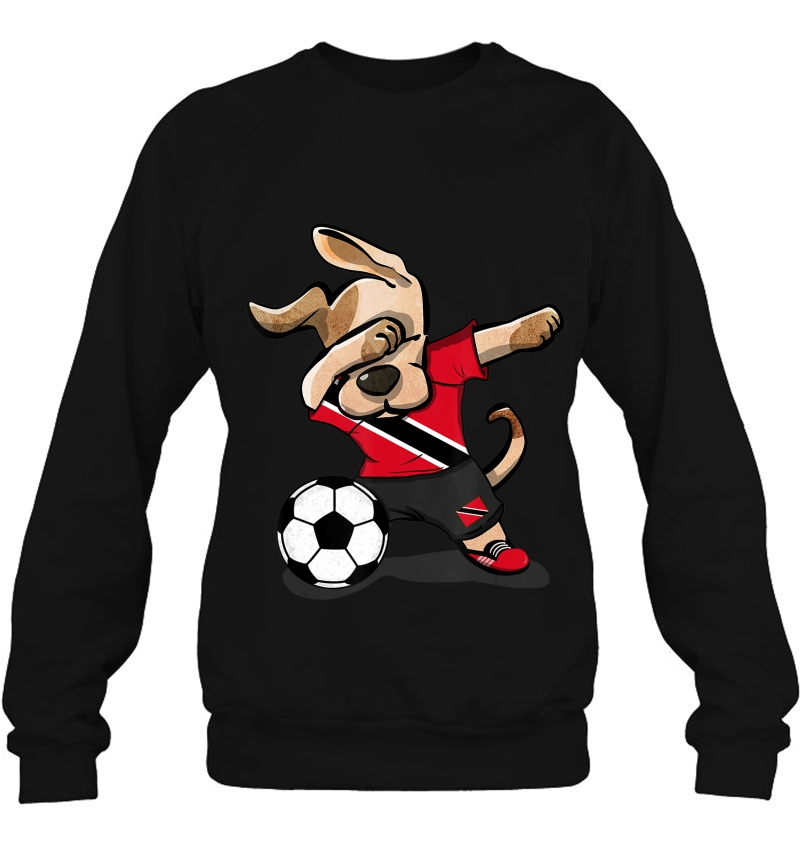 Dabbing Dog Trinidad And Tobago Soccer Jersey Football Lover Sweatshirt