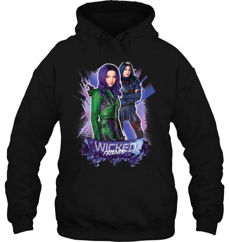 Descendants 3 Mal And Evie Wicked Friends Premium Hoodie