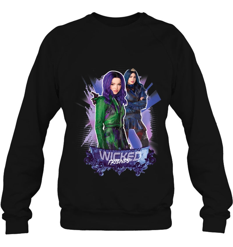 Descendants 3 Mal And Evie Wicked Friends Premium Sweatshirt