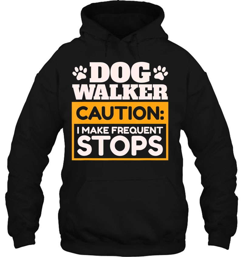 Dog Walker Caution I Make Frequent Stops Funny Dog Walking Mugs