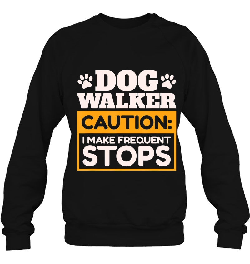 Dog Walker Caution I Make Frequent Stops Funny Dog Walking Mugs