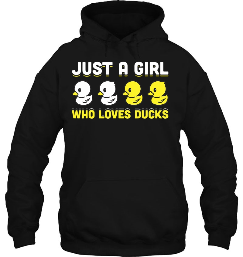 Ducks Tshirt - Just A Girl Who Loves Duck Mugs