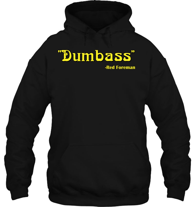 Dumbass 70S Lettering Funny Quote Dumb Ass Pullover Hoodie