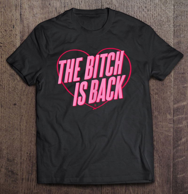 Elton John Official The Bitch Is Back Heart Shirt