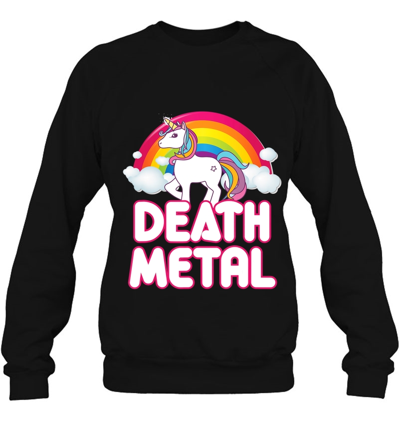 Funny Death Metal Rainbow Unicorn Mugs