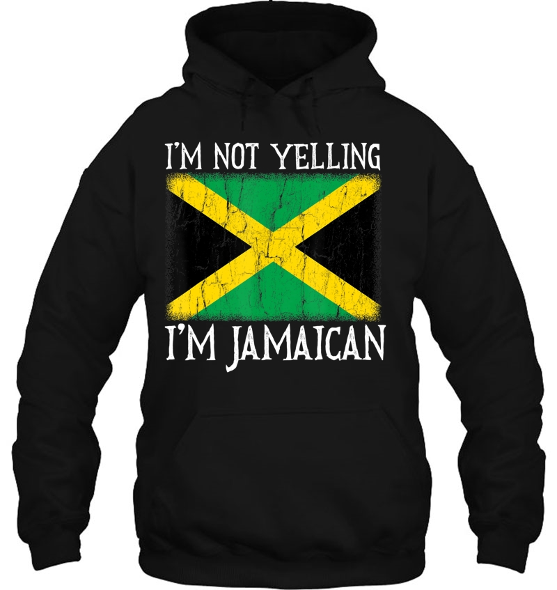 Funny I'm Not Yelling I'm Jamaican Jamaica Flag Gift Mugs