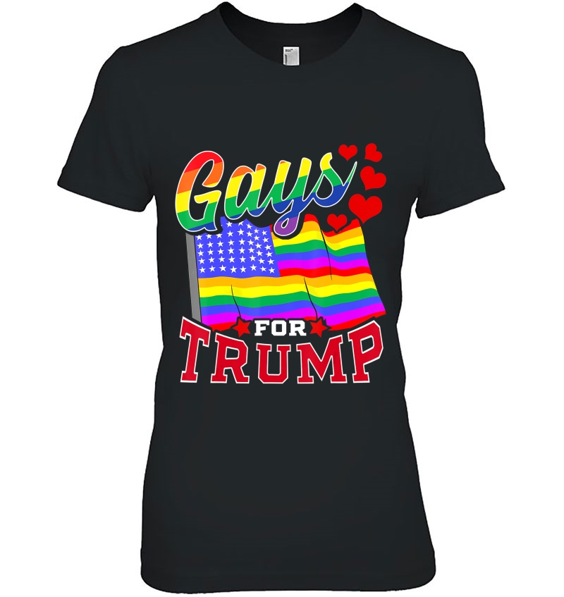 Gays For Trump Pride Usa Flag Lgbt 2020 Election Rainbow Hoodie