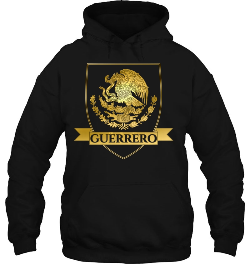 Gold Guerrero Mexico Crest Hoodie