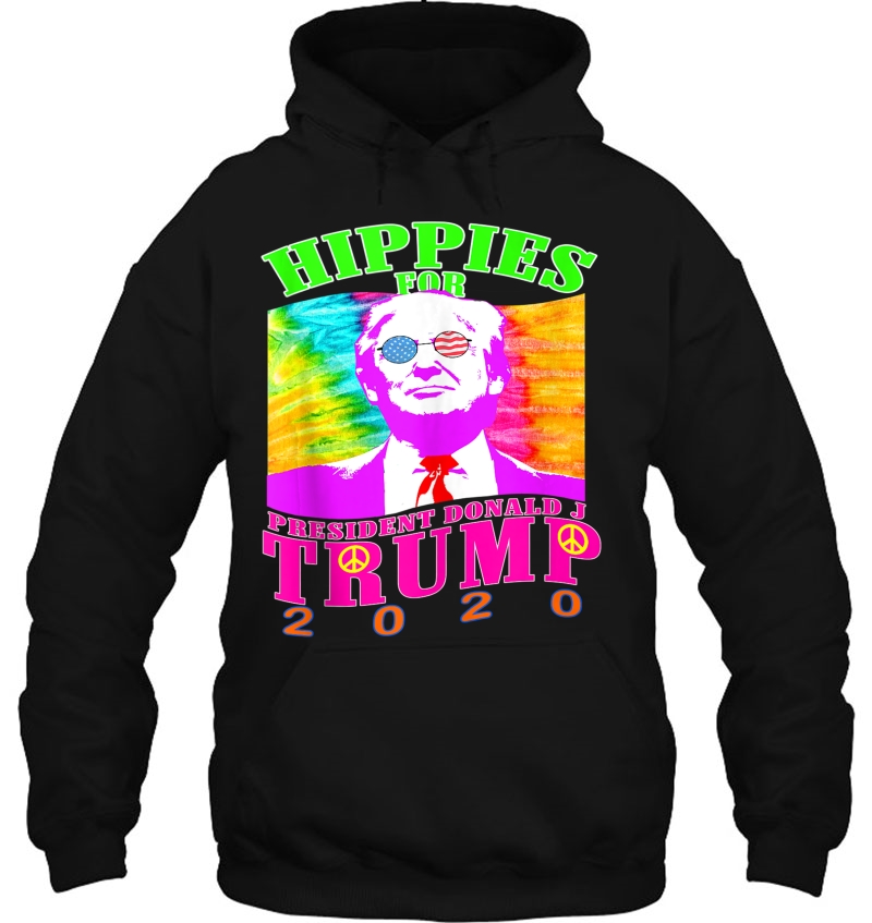 Hippies For Trump 2020 Election Primary Debate Politicalish Tank Top Hoodie