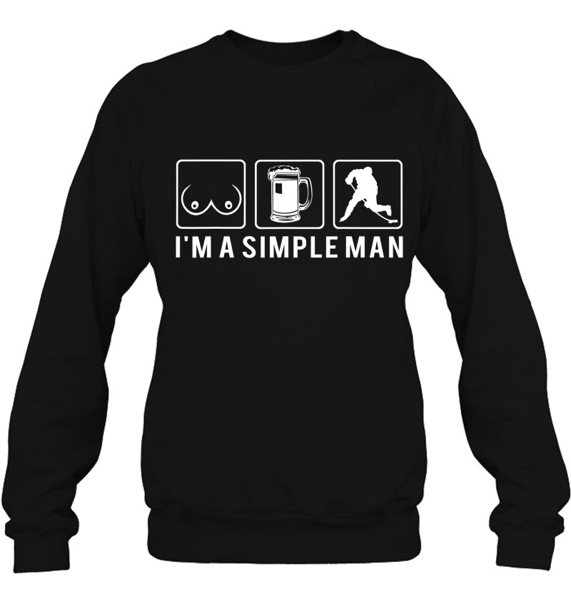 I'm Simple Man - I Like Boobs Beer And Playing Hockey Mugs