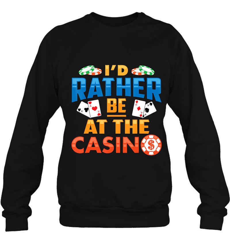 Id Rather Be At The Casino Tee Gambling Lovers Gift Idea Mugs