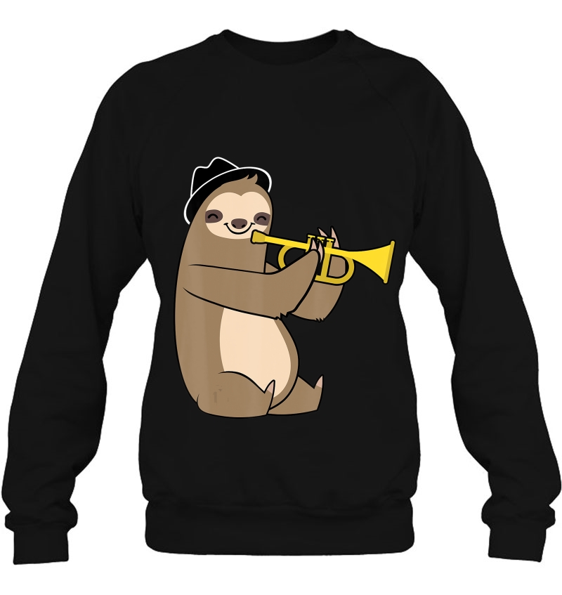 Jazz Sloth Trumpet Funny Musician Cute Animal Playing Mugs