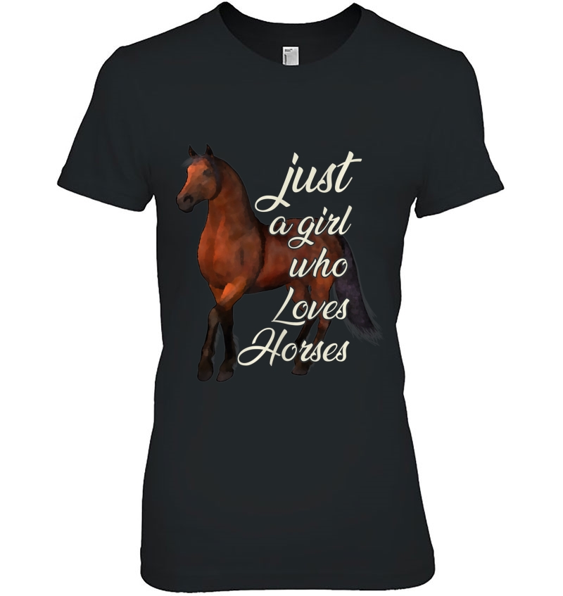 Just A Girl Who Loves Horses Pet Lover Hoodie