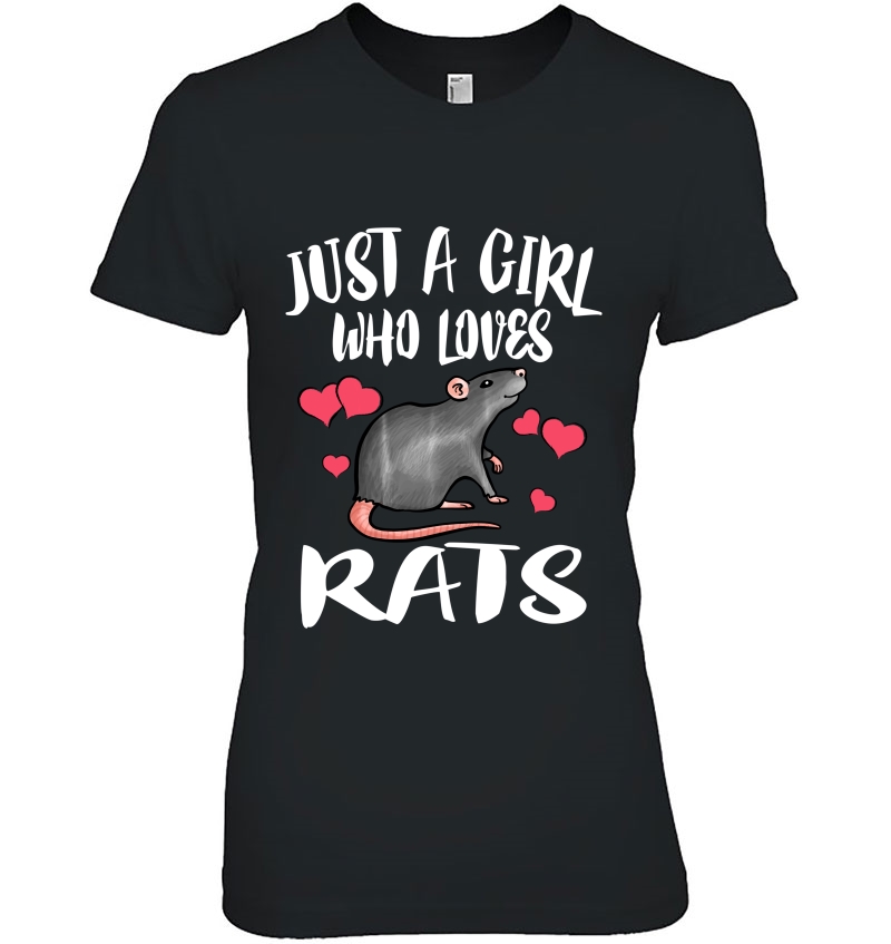 Just A Girl Who Loves Rats Pet Lover Owner Gift Hoodie