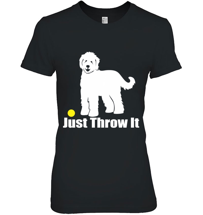 Just Throw It Nickerstickers Goldendoodle Labradoodle Hoodie