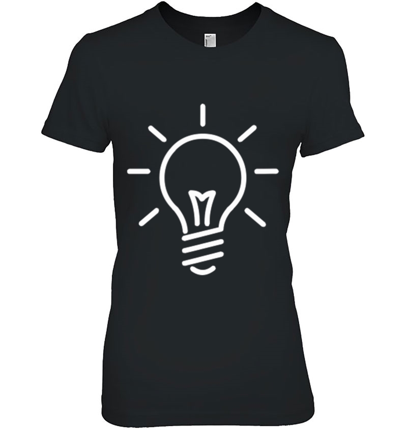 Light Bulb Tee Shirt Bright Idea Hoodie