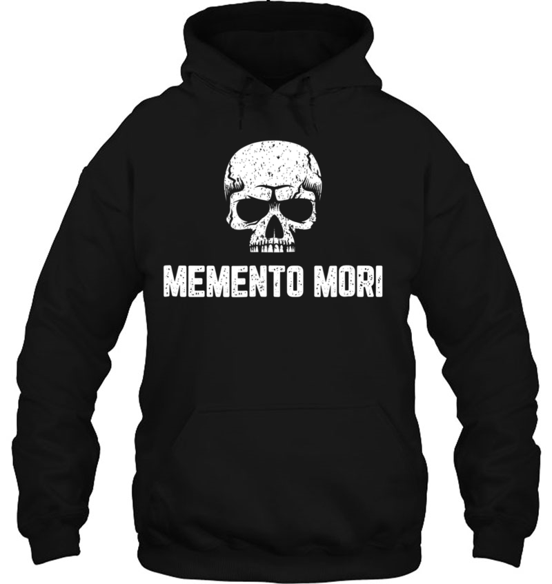 Memento Mori Skull - Stoicism & Stoic Philosophy Hoodie