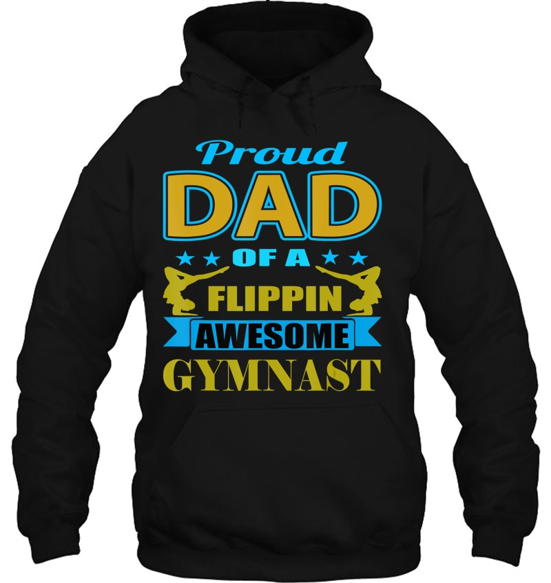 Mens Proud Dad Of A Flippin Awesome Gymnast Gymnastics Dad Mugs