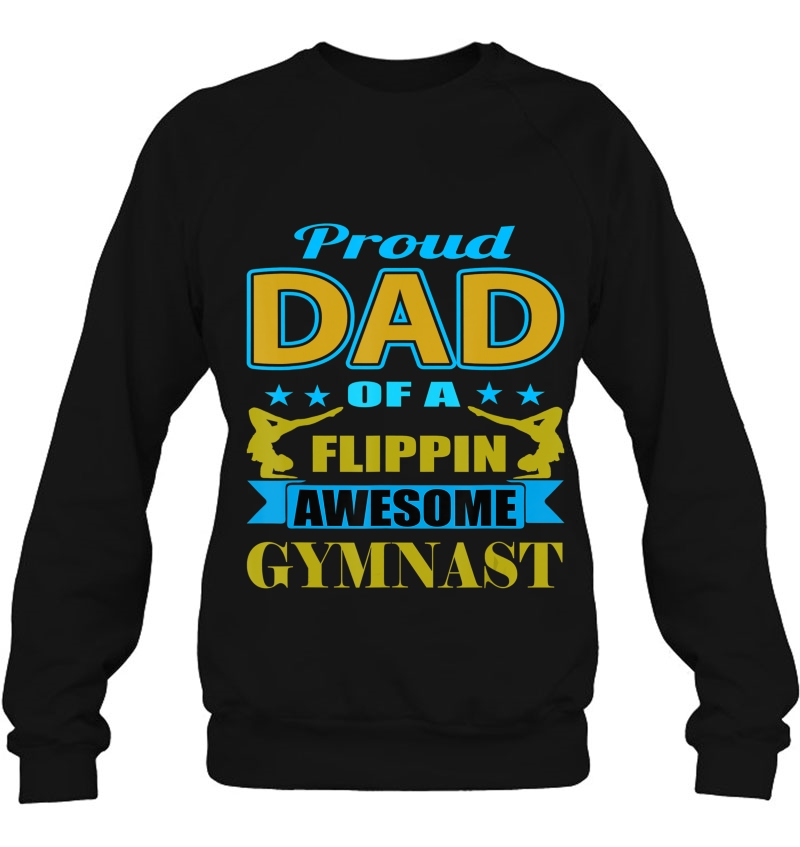 Mens Proud Dad Of A Flippin Awesome Gymnast Gymnastics Dad Mugs