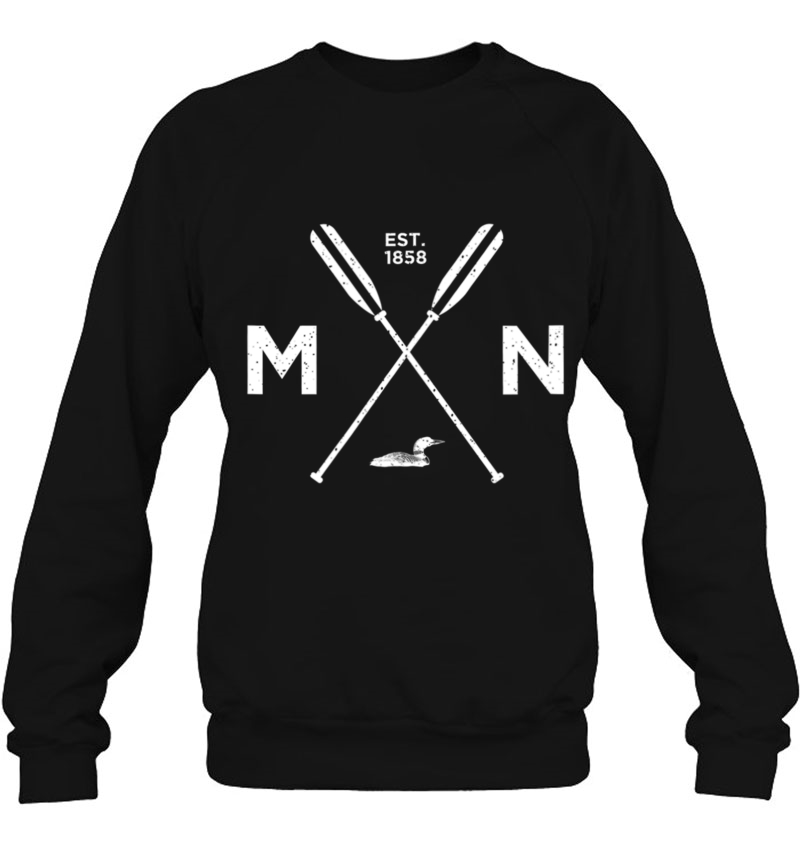 Minnesota State Awesome Mn Nice Adventure 1858 Loon Sweatshirt