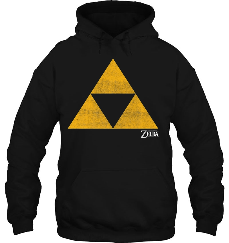 Nintendo Zelda The Legendary Iconic Triforce Premium Hoodie