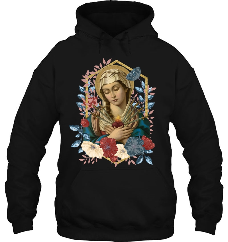 Our Lady Of Sorrows Seven Dolours Piety Mater Dolorosa Gift Hoodie