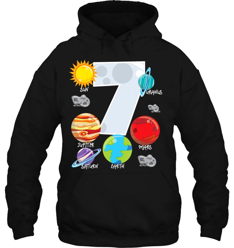 Outer Space Planet Guide 7 Year Old 7Th Birthday Party Mugs