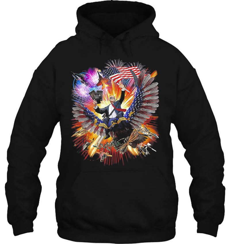 President Trump Riding Eagle Us Election 2020 Epic Hoodie