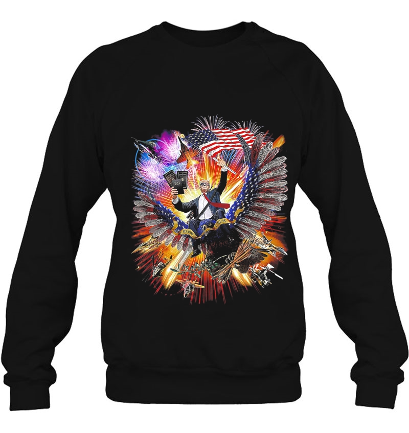 President Trump Riding Eagle Us Election 2020 Epic Sweatshirt