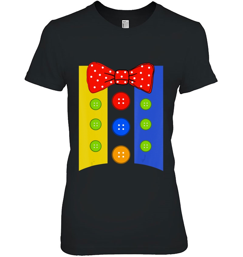 Professional Clown Costume Halloween Clown Ladies Tee
