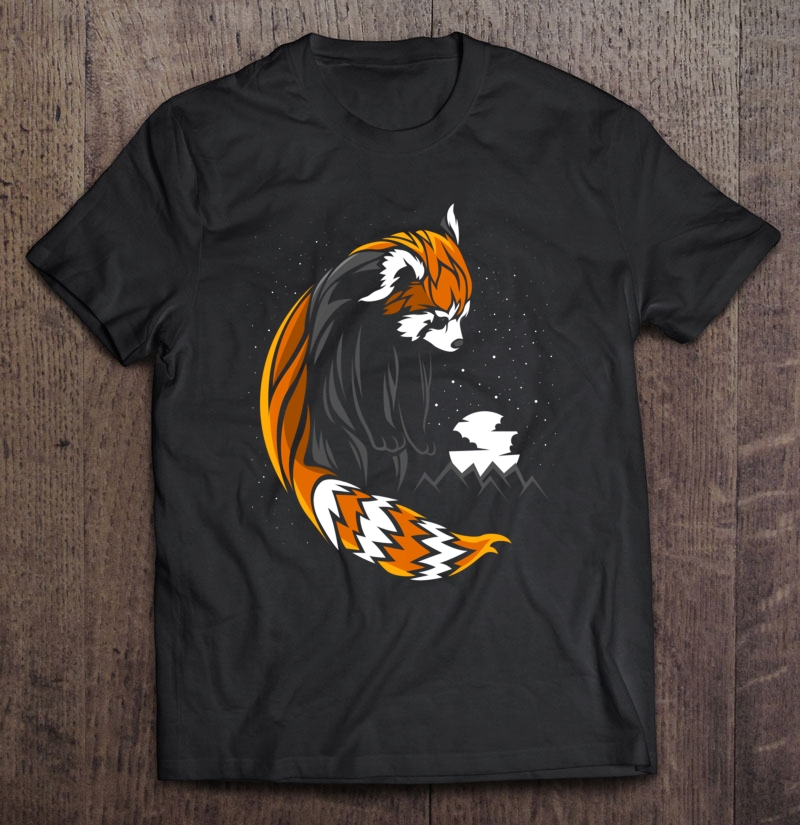 Red Panda Tribal Style Pullover Shirt