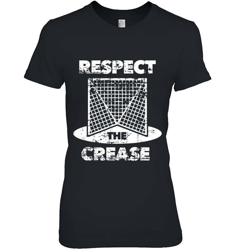 Respect The Crease Lacrosse Lax Goalie Hoodie