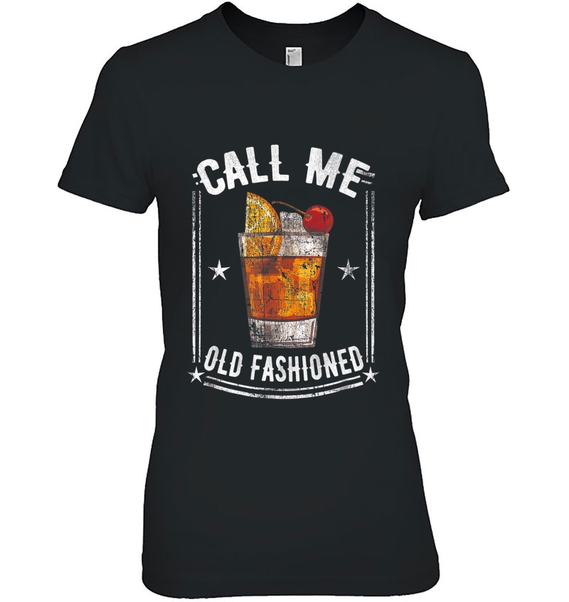 Retro Vintage Call Me Old Fashioned Tequila Wine Premium Hoodie