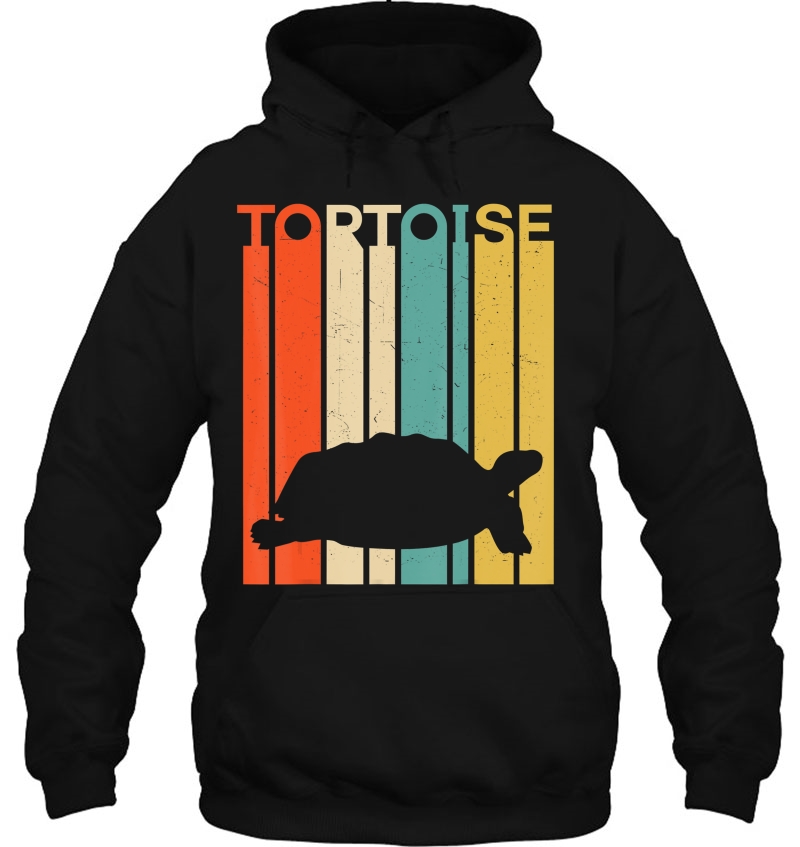 Retro Vintage Tortoise Silhouette Tortoise Lover Tortoise Hoodie