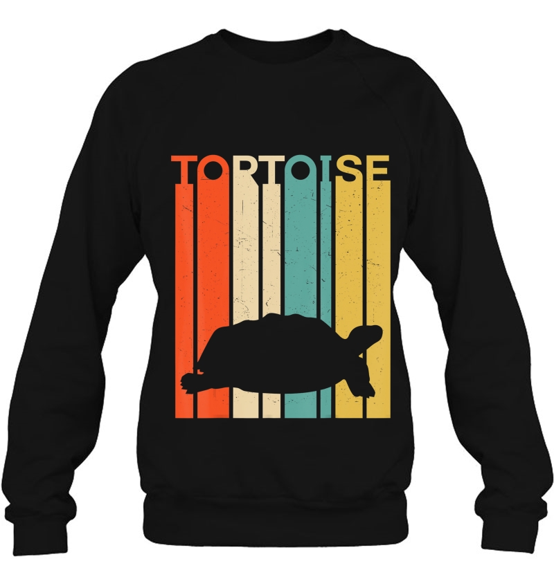 Retro Vintage Tortoise Silhouette Tortoise Lover Tortoise Sweatshirt