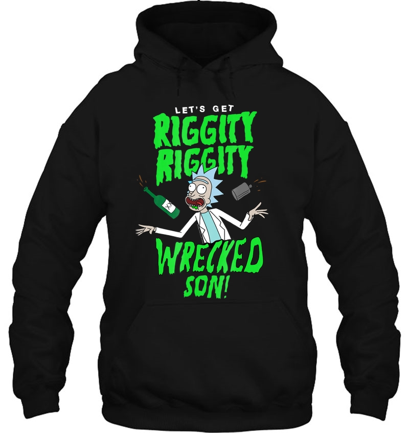 Rick & Morty Riggity Riggity Wrecked Spiral Mugs