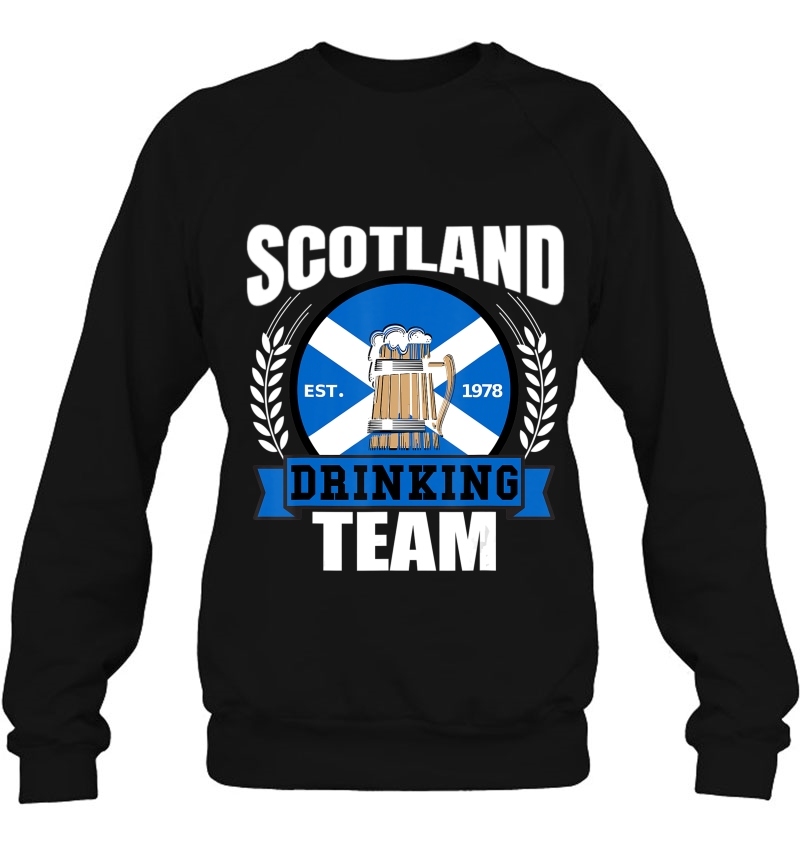 Scotland Drinking Team Funny Scottish Flag Beer Saltire Gift Mugs