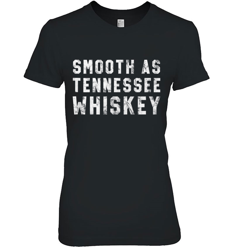 Smooth As Tennessee Whiskey Retro Tank Top Ladies Tee