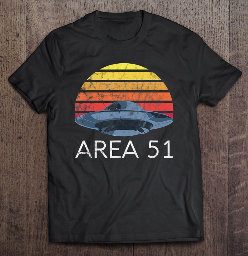 Storm Area 51 Retro Ufo Alien Extraterrestrial Cant Stop Us Shirt