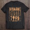 Straight Outta 1990 Leopard Print 30Th Birthday Dirty Thirty Tank Top Tee