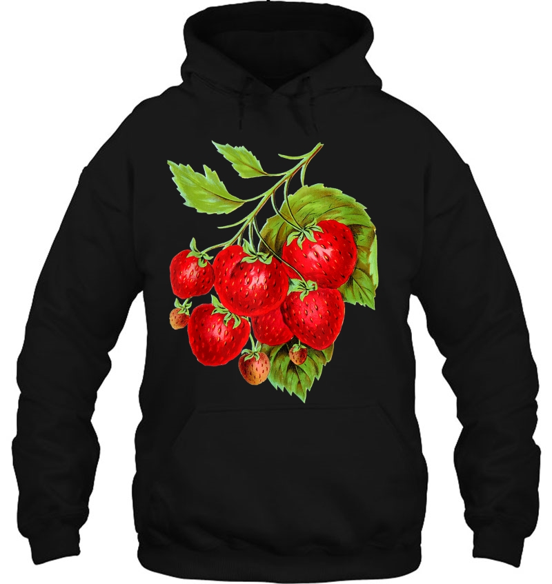 Strawberry Botanical Illustration Fruit Vintage Tank Top Mugs