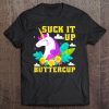 Suck It Up Buttercup With Cute Unicorn, Christmas, Gift Tank Top Tee