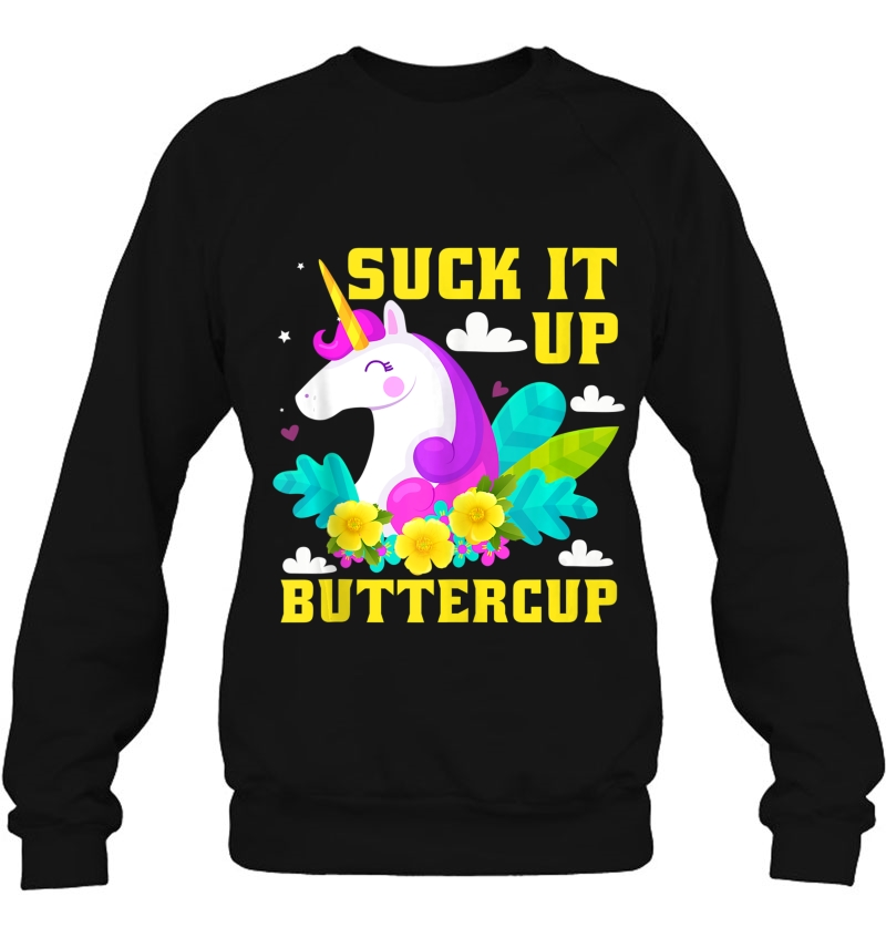 Suck It Up Buttercup With Cute Unicorn, Christmas, Gift Tank Top Mugs