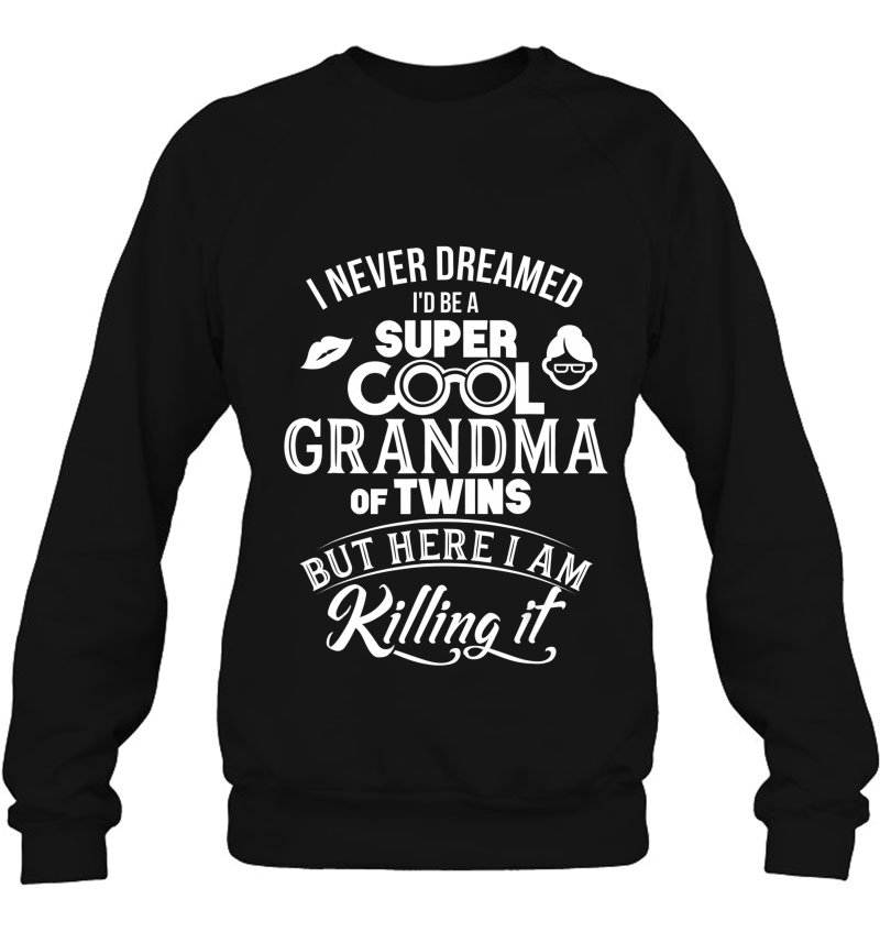 Super Cool Grandma Of Twins Mothers Day Shirt Gifts Mugs