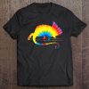 Tie Dye Chameleon Rainbow Print Lizard Hippie Peace Gift Tee