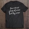 True Crime Glass Of Wine Bed By Nine Shirt Murderino Gift Tee