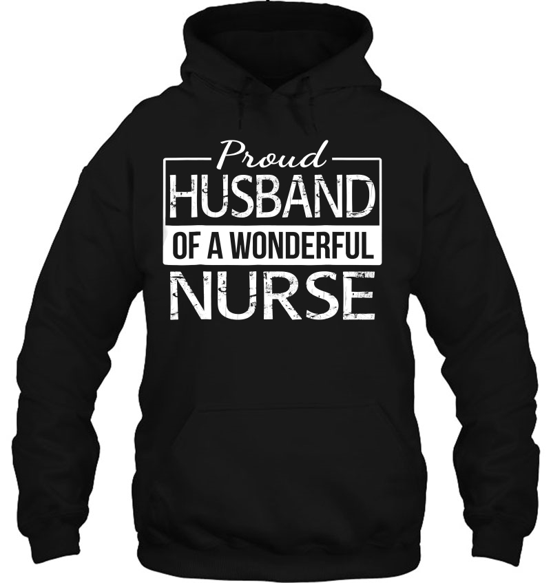 Mens Proud Husband Of A Wonderful Nurse Husband Gift Mugs