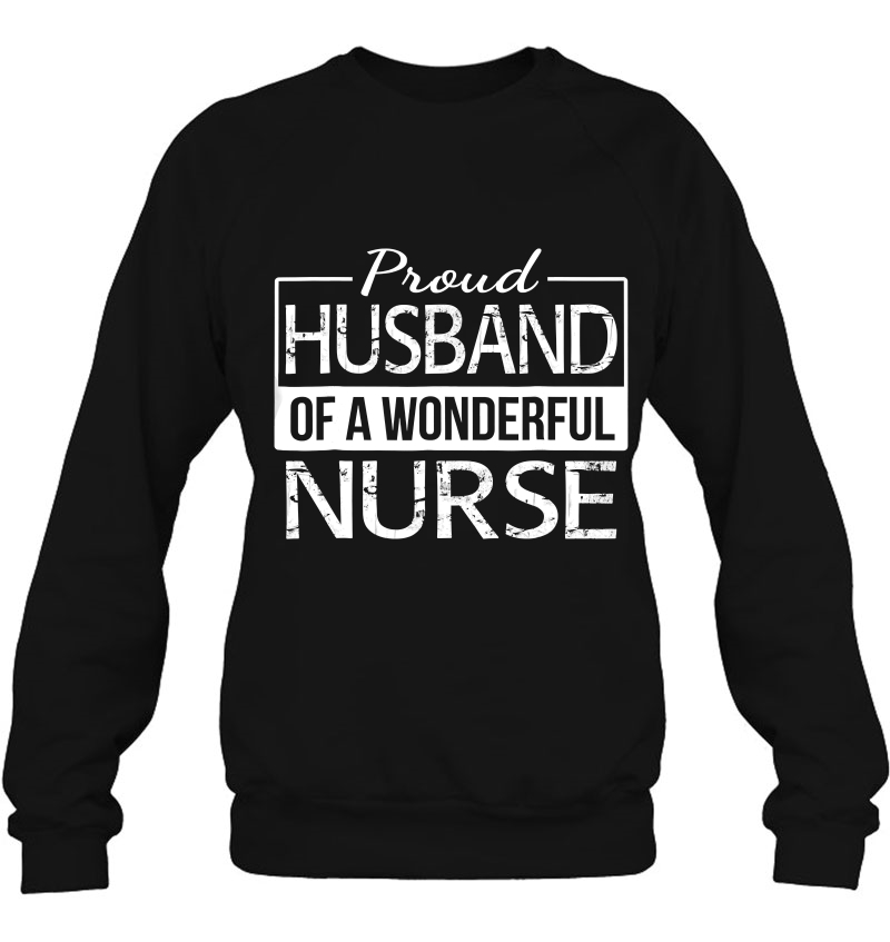 Mens Proud Husband Of A Wonderful Nurse Husband Gift Mugs