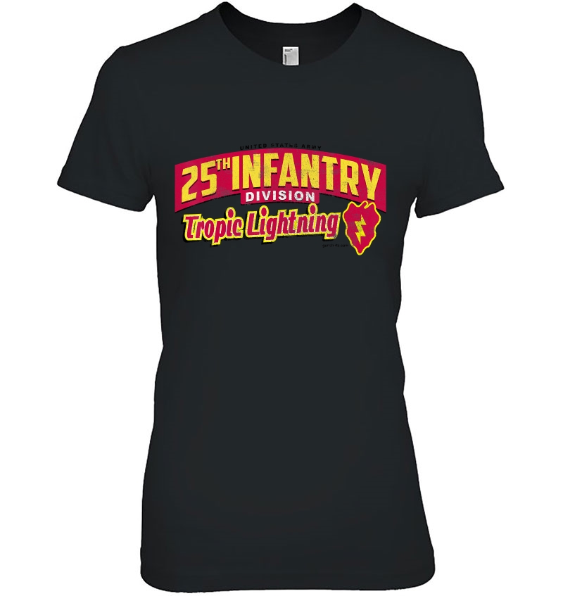 Mens U.S. Army 25Th Infantry Division Ladies Tee