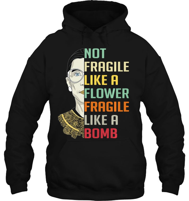 Not Fragile Like A Flower But A Bomb Ruth Ginsburg Rbg Mugs